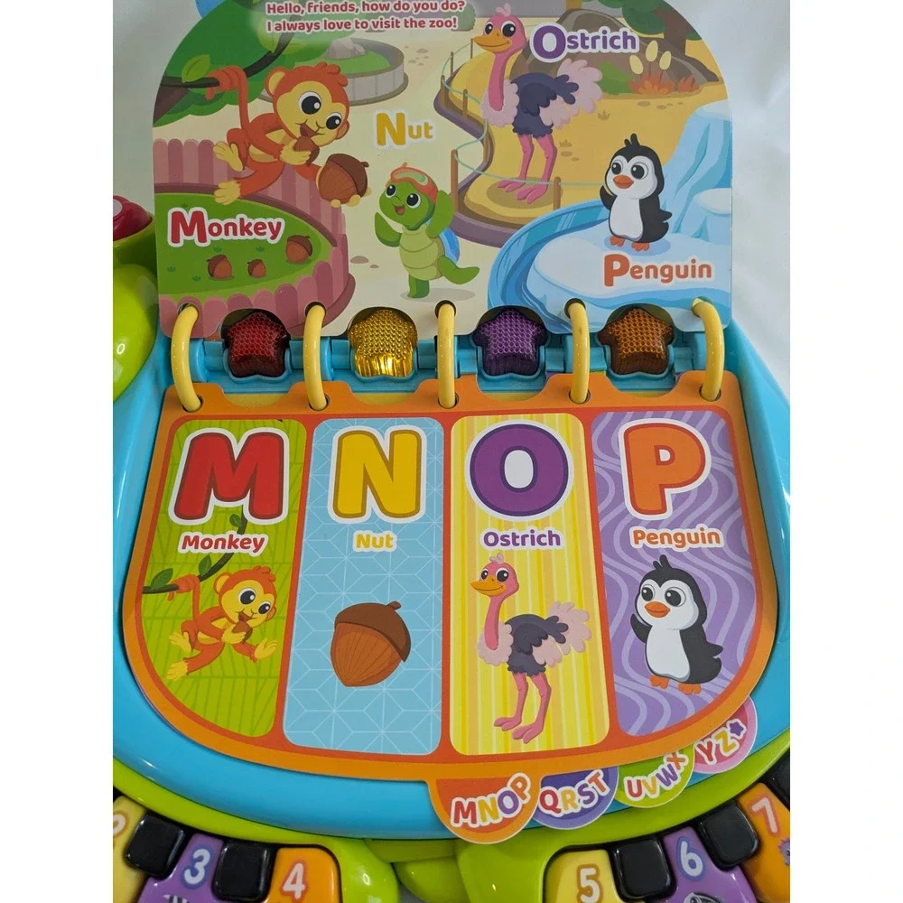 VTech Touch & Teach Sea Turtle Interactive Learning Toy ABCs Numbers Music Works